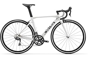 SAVADECK Carbon Road Bike, Windwar5 Carbon Fiber Frame 700C 25C Tire Racing Bicycle with Shimano 105 22 Speed Groupset Ultra-Light Bicycle for Men/Women