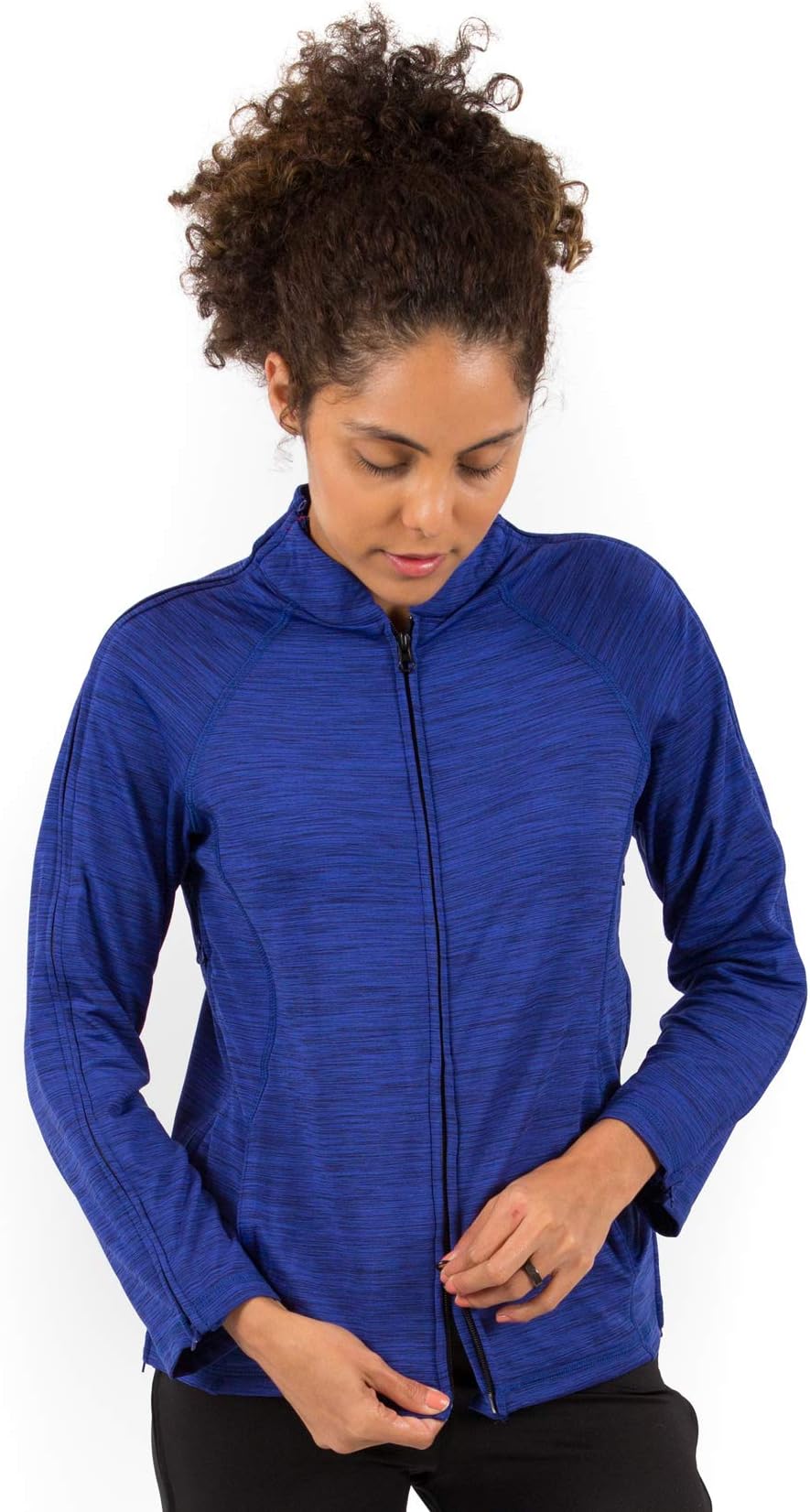 Multifunctional Women's 3/4 Sleeve Adaptive Top for Easy Dressing for Seniors, Dialysis, and Treatments