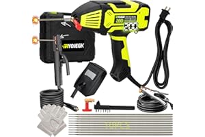 RYOJEGK Portable Welding Machine,110V Handheld Variable Current Adjustment MMA ARC Welder Machine With Display & IGBT Inverter, Soldadoras Portátiles Para for 3/32''-1/8'' Welding Rod