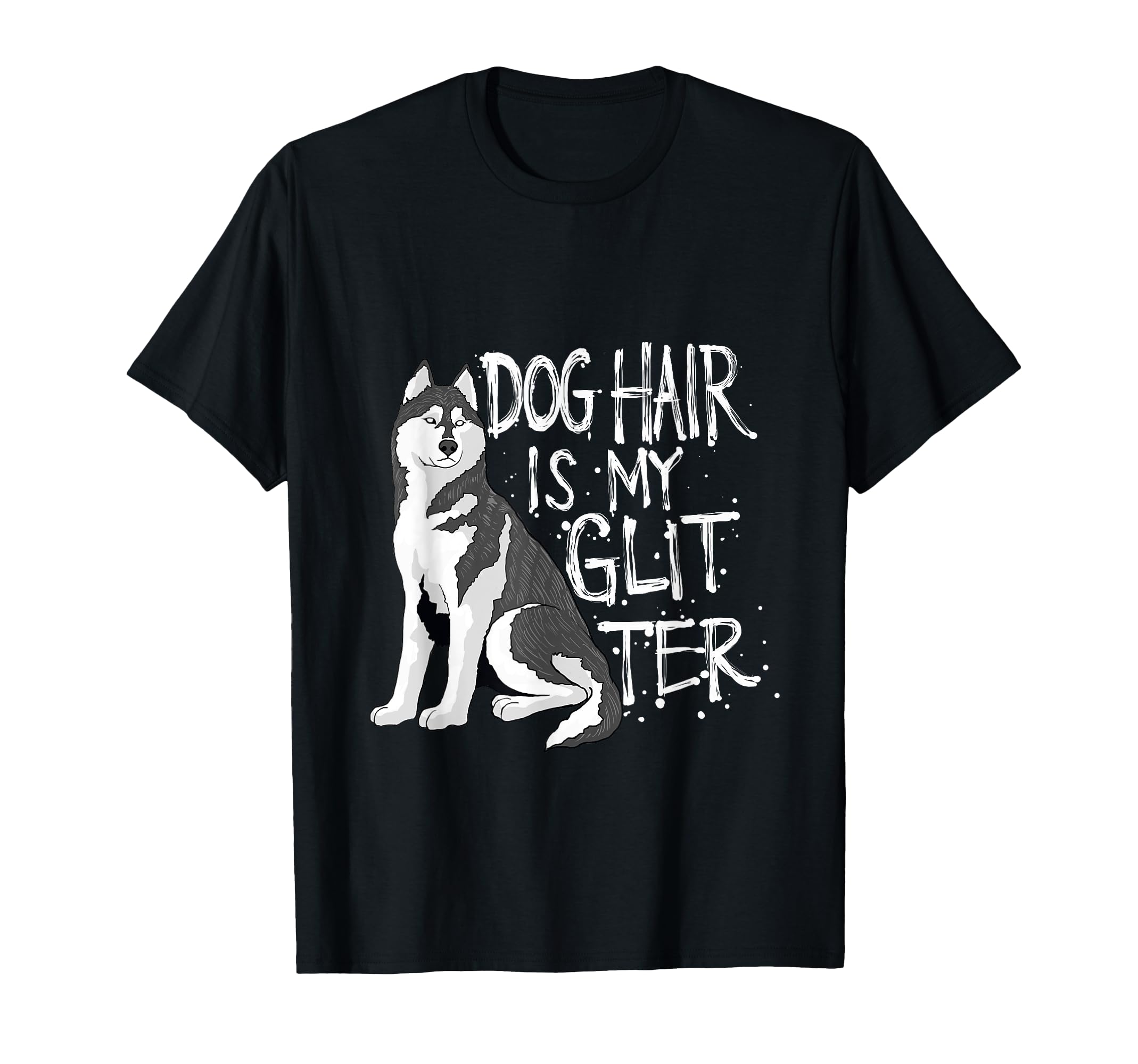Pet Siberian Husky Dog Hair T-Shirt