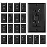 ELEGRP GFCI Outlet 20 Amp, Self-Test GFI Electrical