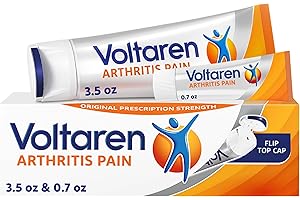 Voltaren Arthritis Pain Gel for Powerful Topical Arthritis Pain Relief with Diclofenac - NEW Easy Open Cap - 100 g Tube And 20 g Travel Size Tube