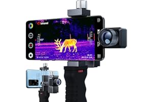 Xinfrared T2 Pro Thermal Night Vision Monocular for iPhone, Deer at 780+ Yards, Thermal Binoculars Scope Mate with 15X Zoom for Hunting for Outdoor Camping and Security - iOS