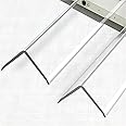 Awvob Clear Wall Corner Protector, Easy to Install, Pack of 2 – 47.2''L – Self Adhesive Outside Corner Protector of Drywall for Furniture Corner & Edge Safety Bumpers (1.18 '' W, 120cm L)