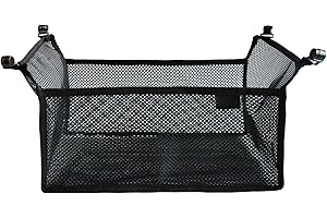 AHYGZWZSYC Desk Box Tripod Mesh Basket Organizer for Camping Table Rack Bag Outdoor Folding Net Bag Picnic Under Table Storage Bag - Black