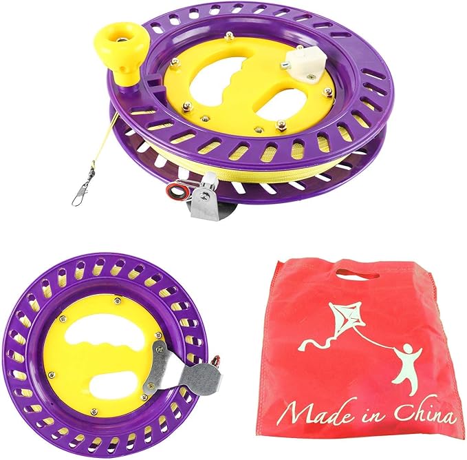 YaeMarine Kite Reel Winder with 1000FT Line Winding Reel Grip Professional Kite Reel Winder with