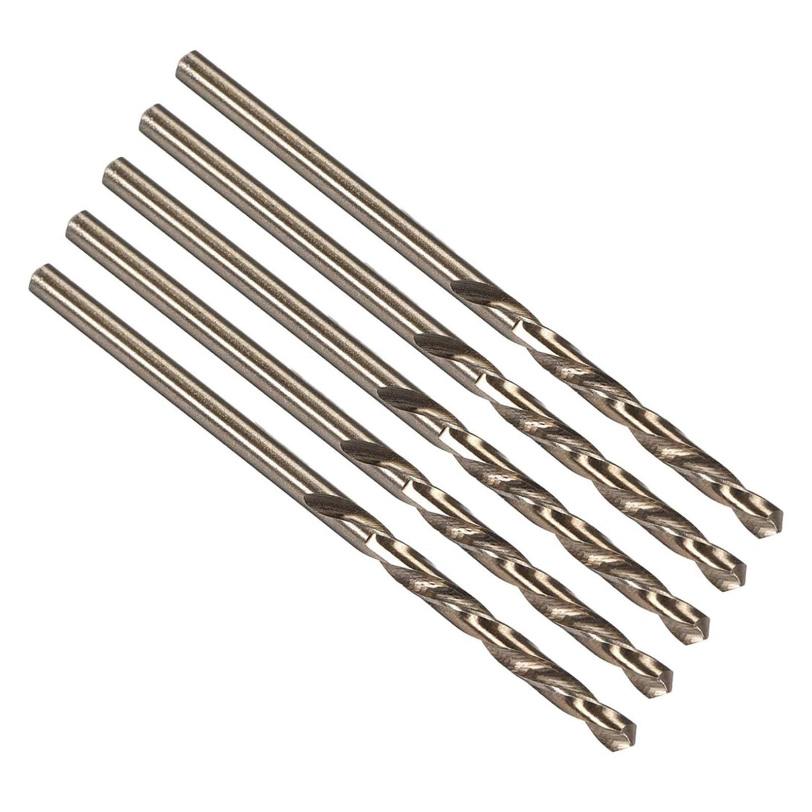 TOP-VIGOR 5Pcs 2.8mm Straight Shank Twist Drill Bit, High Speed Steel 6542 Twist Drill Bit with 2.8mm Shank for Wood Plastic and Aluminum