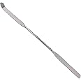 Scientific Labwares Stainless Steel Double Ended Micro Lab Spatula Sampler, Square & Round Angled End - Chattaway Style (8")