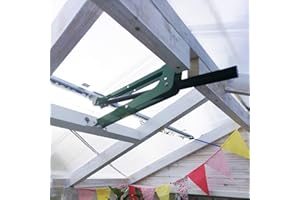 BIBISTORE 132 Lbs Capacity Heavy Duty Automatic Greenhouse Vent Opener Solar Power Auto Hothouse Window Opener Greenhouse Roof Vent Kit Greenhouse Accessories Perfect for Heavy Windows