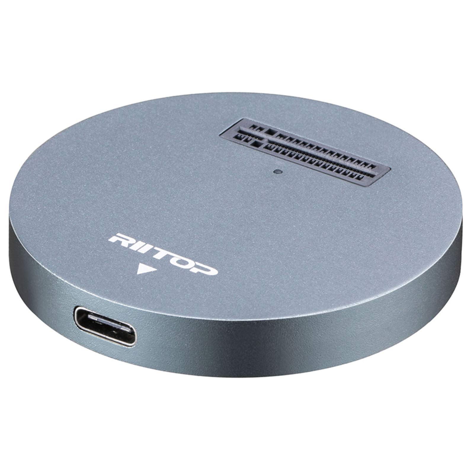 NVMe to USB Docking Station, RIITOP M.2 PCIe NVMe SSD to USB 3.1 C Reader Adapter for M.2 M-Key NVMe SSD