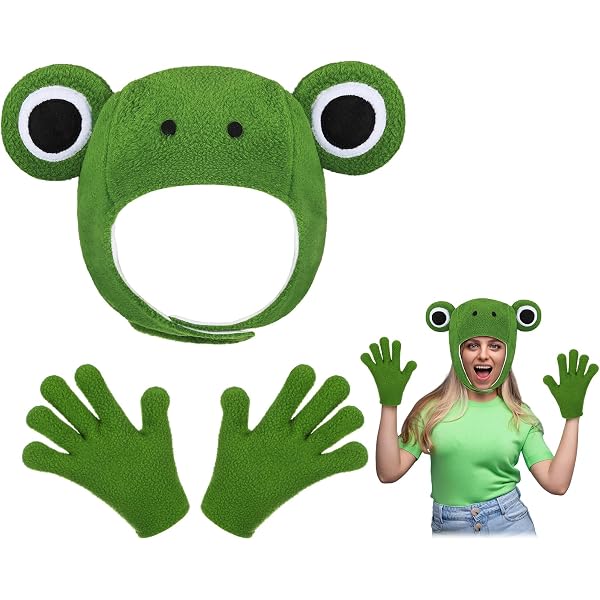 Frog Hat Plush Halloween Costume Cute Plh Frog Hat Cap For Halloween ...