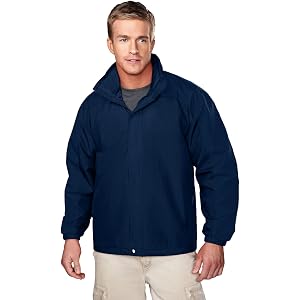 AFC Men's Jacket Concealed Hood Water Resistant Coat Sizes Lg to 6x Big & Tall