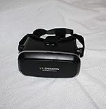 VR SHINECON Direct Virtual Reality Glasses - 3D Immersive Virtual Reality Headset for Videos, Movies and Games - Widely Compatible with iPhone, Samsung and Other 4.7-6.0 inches Smartphones (Black)