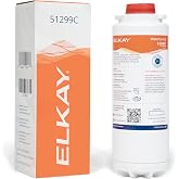 Elkay Genuine WaterSentry 51299C Replacement Filter | NSF/ANSI Certified, 1,500 Gallons, Reduces Lead &amp; Microplastics, Coolers &amp; Fountains