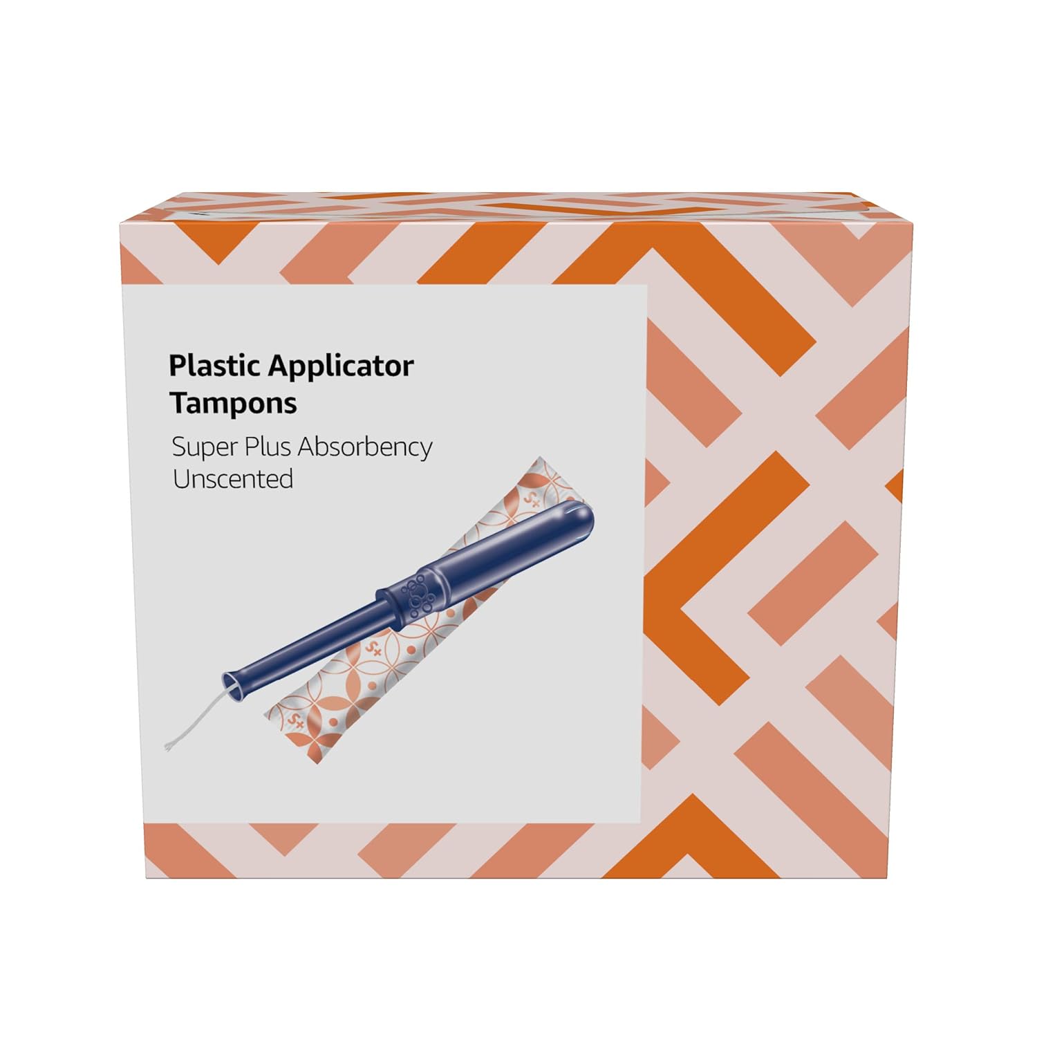  Brand - Solimo Plastic Applicator Tampons, Super Plus Absorbency, Unscented, 36 Count, 1 Pack: Prime Pantry