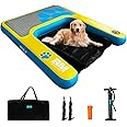 Beyond Marina Dog Pool Ramp - Pup On! Inflatable Water Ramp for Lake Docks Dog Boat Ramps Floating Pontoon Ladder Steps Up to 330 lbs Extra Large Pup Plank Non-Slip EVA Platform