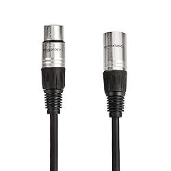 Amazon Basics 2-Pack XLR Microphone Cable for