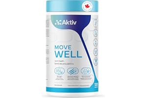 Aktiv Move Well Joint Health Supplement – Glucosamine, Chondroitin, Type II Collagen, NEM® Eggshell Membrane & Hyaluronic Aci