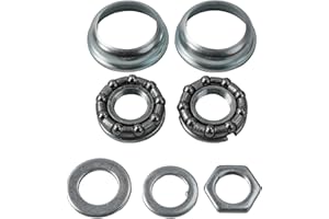 Bottom Bracket Cup Bearing Set for Large Shell Cranks 51 5mm Frame Cup Shell Size, 1 Piece Crank Compatibility