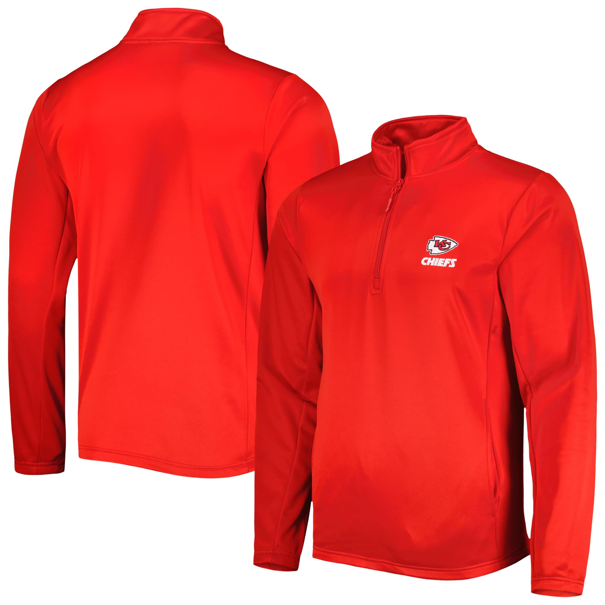 Dunbrooke Men's Red Kansas City Chiefs All-Star Tech Quarter-Zip Top Image