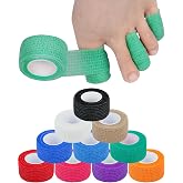 Snqqmtt 10 PCS Toenail Bandages Women Men for Toe Protector, Toe Caps &amp; Toe Covers Bandages Set for Missing Falling Off Toenail, Toe Cushions for Pain Relief, Ingrown Toenail Treatment