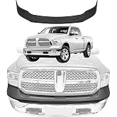 Zaqmru Front Bumper Protector Fit for Dodge RAM 1500 2013-2018 Classic | Fit for 2019-2024 Ram 1500 Classic TPE Front Bumper Upper Cover for Ram Truck Accessories