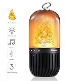 DIKAOU Portable Wireless Speakers, Flame Table