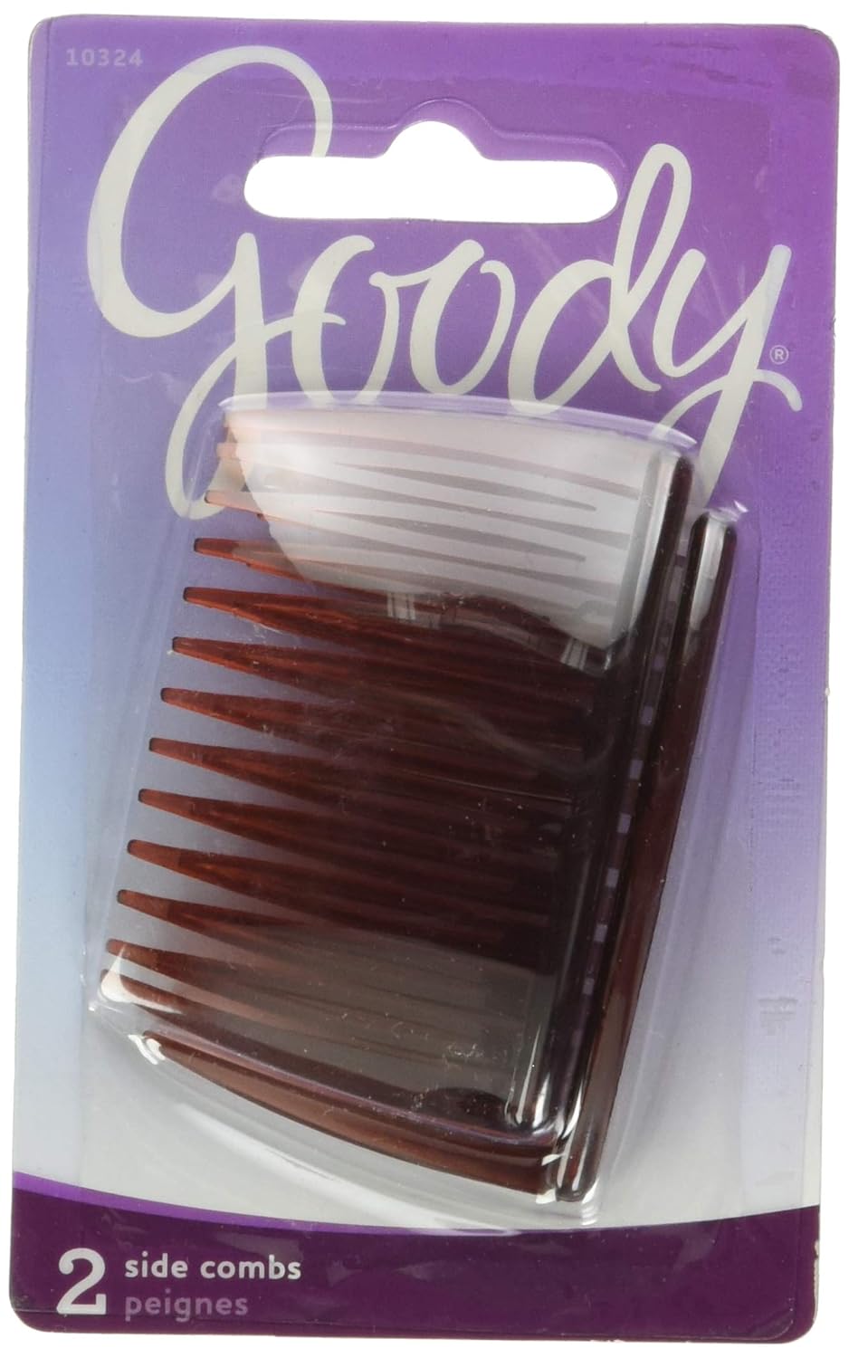 Goody Side Hair Combs, Mock Tortoise, 2-count : Hair Styling Products : Beauty