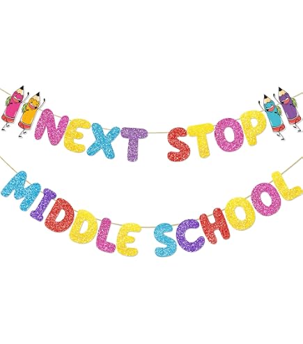 Grundschul-Abschluss Banner – „Goodbye Elementary School“, 270x50 Cm, Polyester