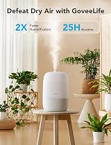 GoveeLife Humidifier 3L Top Fill WiFi Auto Humidity Control Night Light view 3