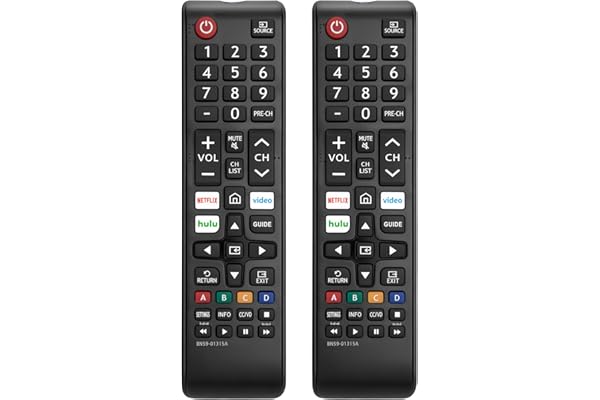 【Pack of 2】 New Universal Remote for All Samsung TV Remote, Replacement Compatible for All Samsung Smart TV, LED, LCD, HDTV, 3D, Series TV