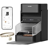 PETLIBRO RFID Automatic Cat Feeder, Collar Sensor for Personalized Meals, Cats Recognition, Diet Tracking and Anti-Stealing for Multi-Pets Homes and Different Diets, Wi-Fi Programmable Food Dispenser