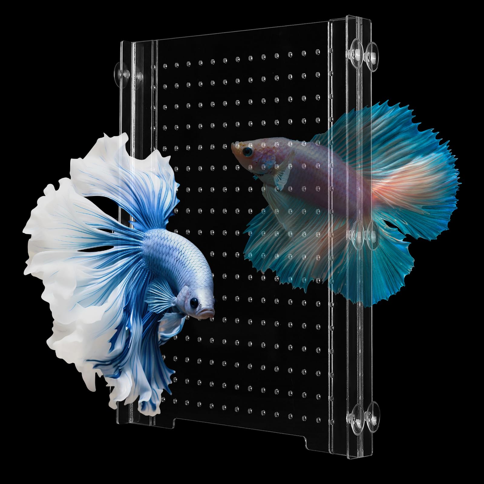 Photo 1 of Hygger CO2 Adjustable Acrylic Aquarium Divider Set - Universal Fish Tank Separator for Multi-Purpose Fish Isolation (2 Sizes Optional (9.4''x11'')