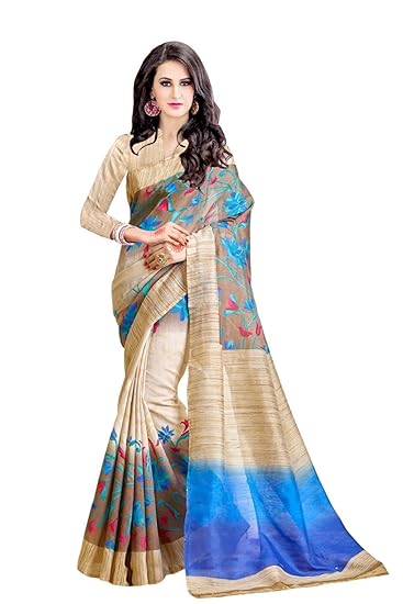 Winza Designer Cotton Saree with Blouse Piece