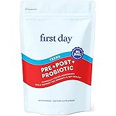 FIRST DAY Teens’ Gut Sustainer Tribiotic Gummies – 3-in-1 Prebiotic, Probiotic & Postbiotic Supplement – Supports Digestive, Skin, Oral & Immune Health, Nutrient Absorption & Growth – 30-Day Supply
