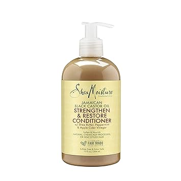 SheaMoisture Jamaican Black Castor Oil Grow & Restore Rinse Out Conditioner (13Oz)