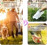 YONTINY Portable Foldable Poop Scooper for Dogs & Cats with 24" Handle view 5