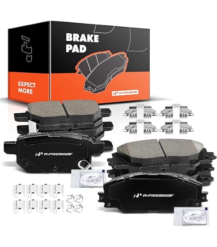 SAngsin Hi-Q Ceramic Brake Pad Set - Front & Rear For Toyota Corolla 2009-2017 - View #6
