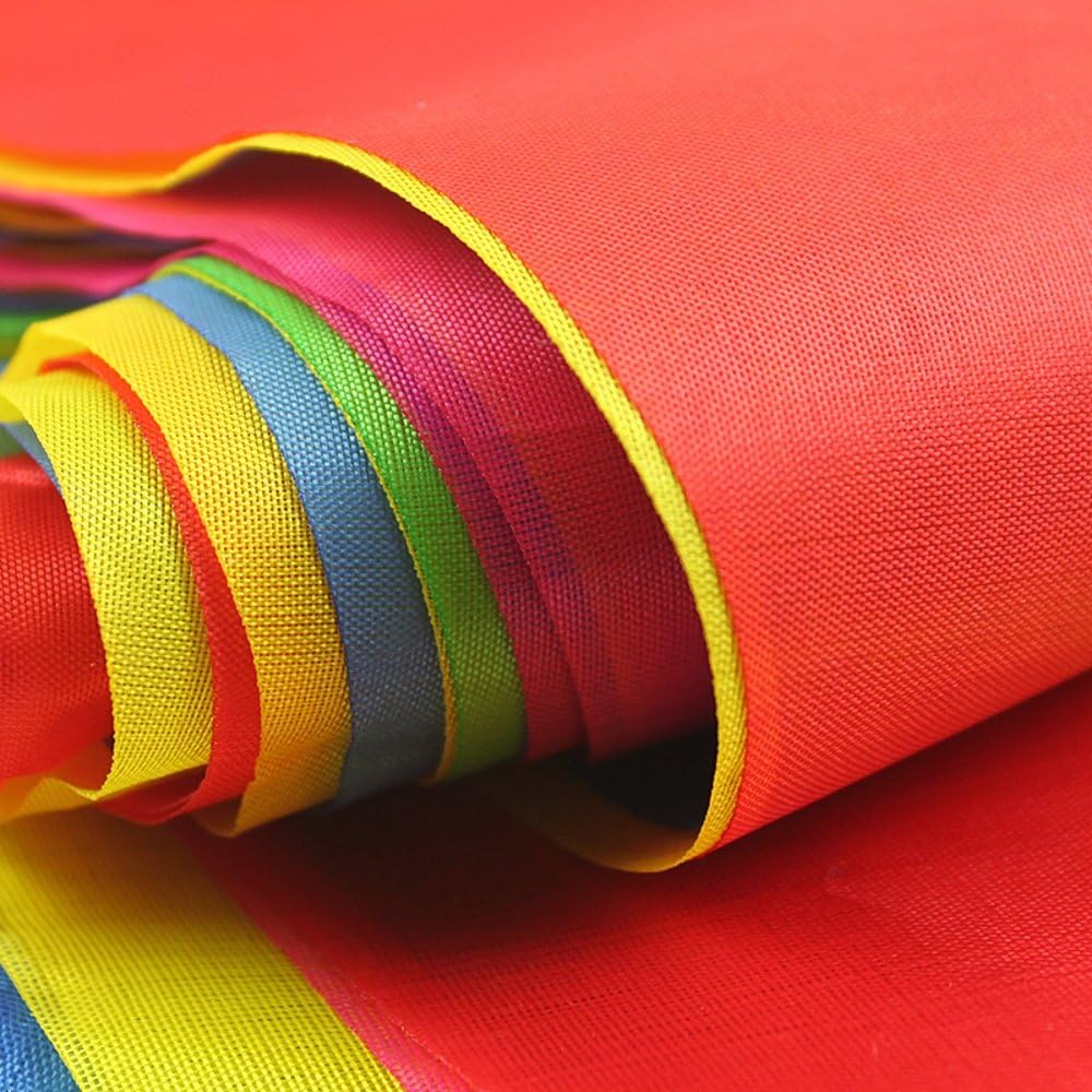 Novelty Place 100ft Bunting Banner - 75 Flags Multicolor Triangle Banner for Outdoor Birthday Party Grand Opening Christmas Decorations - Image 4