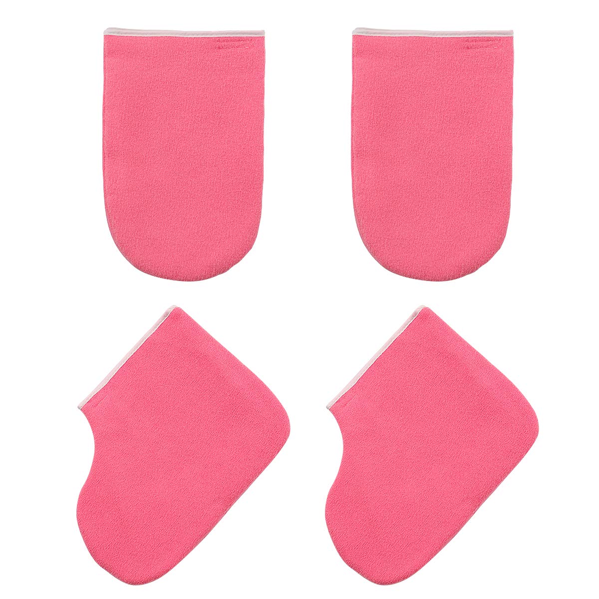 Minkissy Paraffin Wax Work Gloves and Booties Set Beauty Care Supplies for Heat Therapy Spa