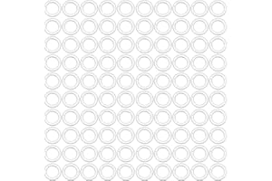 MILISTEN 100pcs Roman Curtain Rings Blind Roman Rings Transparent Plastic Rings for Roman Shades Curtain Rings Café Curtain R