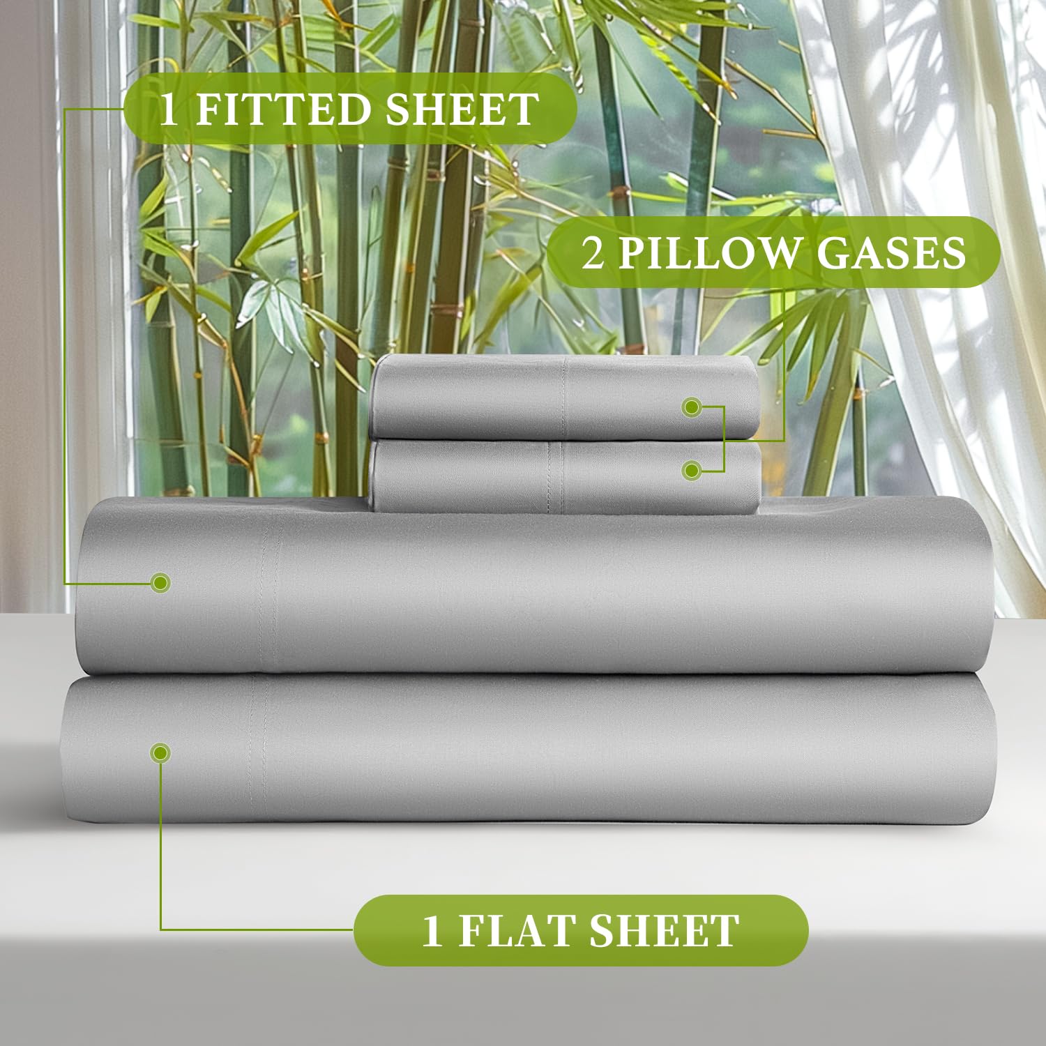 Shilucheng 100% Viscose Derived from Bamboo_ Sheets