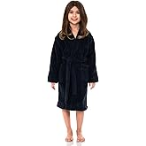 TowelSelections Girls Robe, Kids Plush Kimono Soft Fleece Bathrobe
