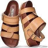 Project Cloud Platform Sandals Women – Strappy Wedges with Comfortable Plush & Soft Insole – Lightweight & Non Slip Platform Sandals for Women 2026 (Proud)