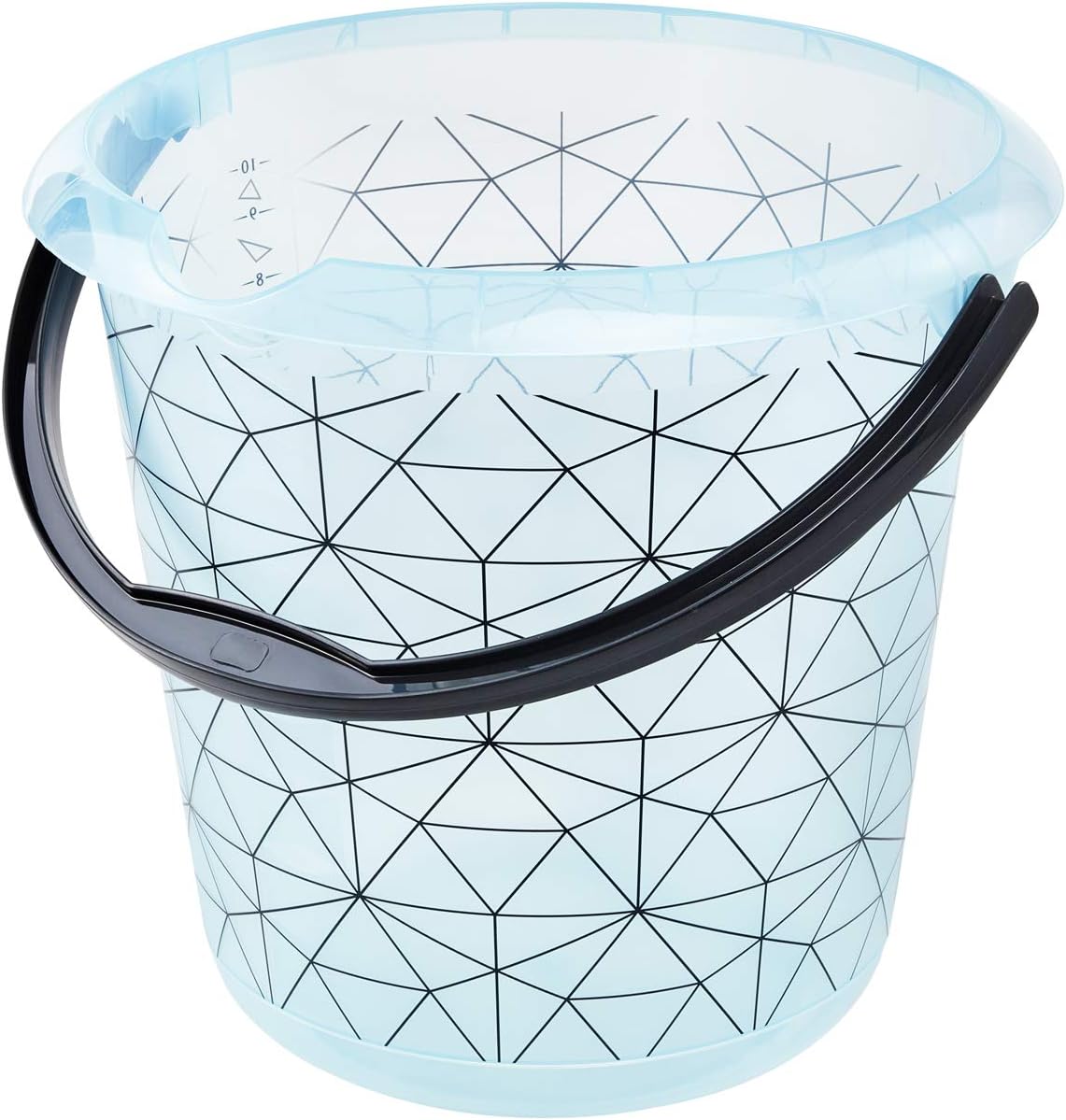 keeeper Ilvie Deco-Eimer, Polypropylen, Polygon, 10 L