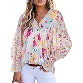 SeSe Code Flowy Tops Long Sleeve Blouses for Women Dressy Casual Dress Shirts Trendy 2024