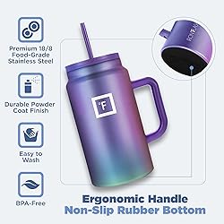 IRON °FLASK Co-Pilot Insulated Mug w/Straw & Flip