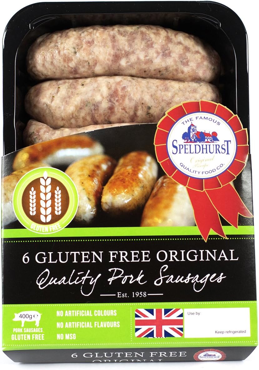 Speldhurst Quality foods Gluten Free Original Pork Sausage, 400 g