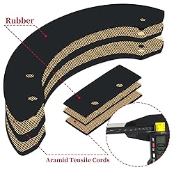 NIDAIFEI 06720-V10-030 Auger Rubber Kit Replaces