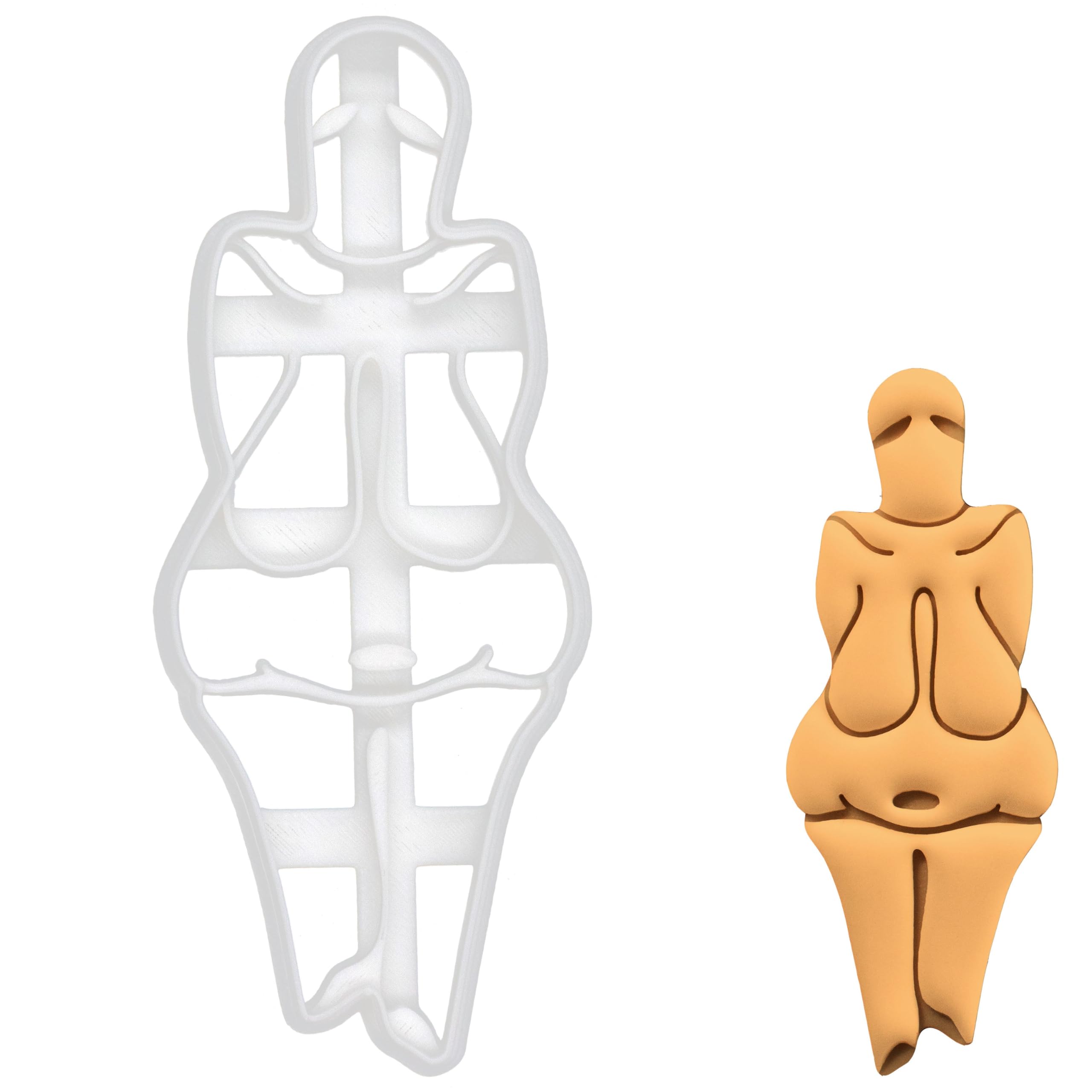 BAKERLOGY Venus of Dolní Věstonice Cookie Cutter - Detailed Biscuit Cutter Design for Baking and Crafts, Ideal on Fondant, Dough, Clay